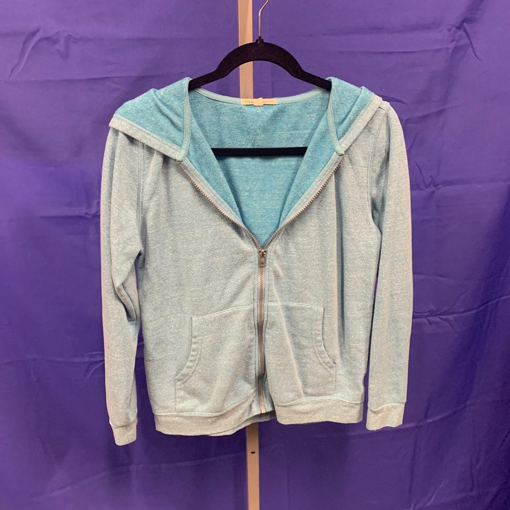 Threads 4 Though Boy's Blue Zip-Up Hoody Size 14
